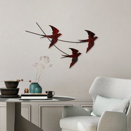 Wallity Wallow Accesorio de Pared de Metal Decorativo Multicolor